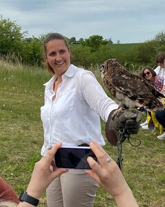 Melanie Kopkow und Olaf Wahle mit einigen ihrer Tiere.